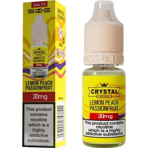 Lemon peach passionfruit SKE Crystal nic salts 10ml