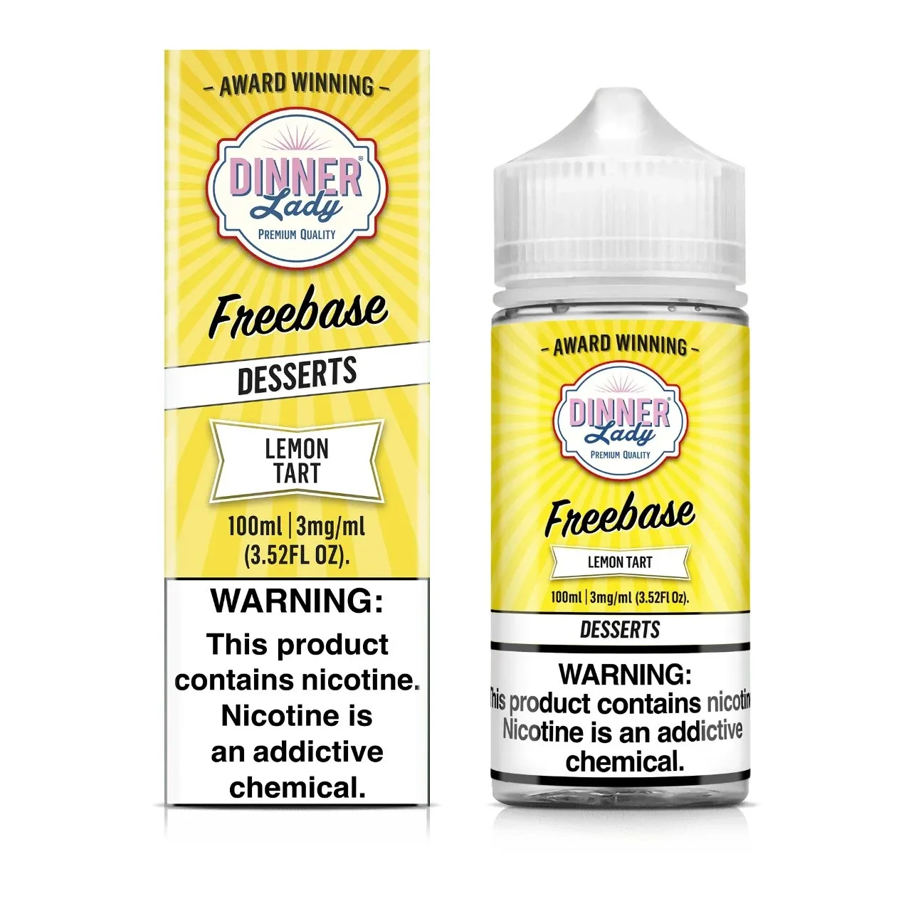 Lemon Tart 100ml E-Juice | Dinner Lady