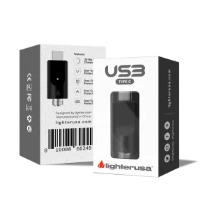 Lighter USA 510 Compatible Type C USB Charger - 2 Pack