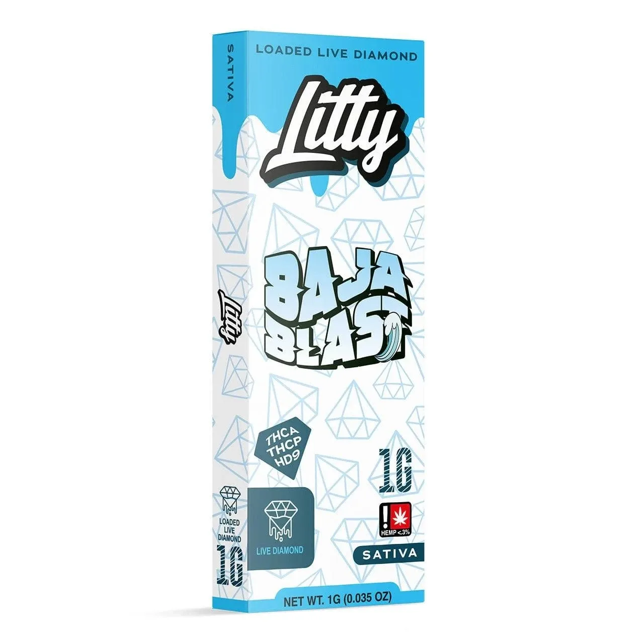 Litty Live Diamond THCA THCP HD9 Disposables 1G
