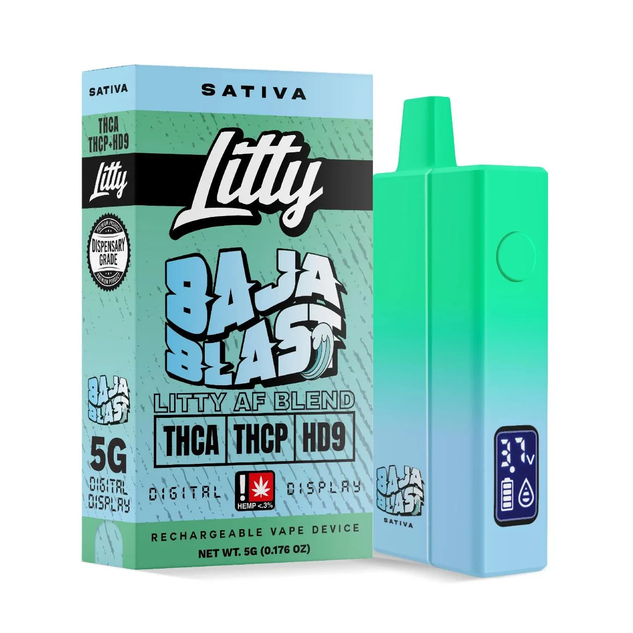 Litty Live Diamond THCA THCP HD9 Disposables 5G