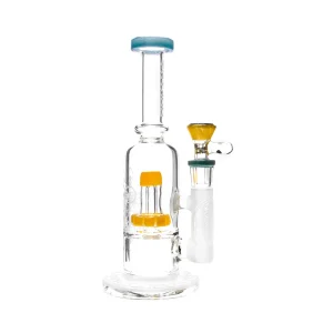 Lookah Glass 11" Straight Tube Capsule Water Pipe
