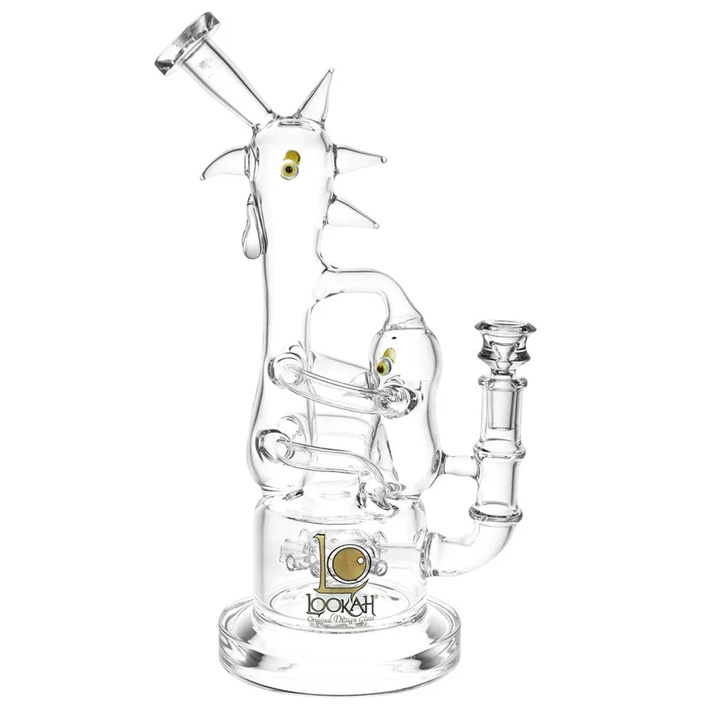 Lookah Glass Chicken Recycler Water Pipe | 12.25" | 14mm F - Image 2