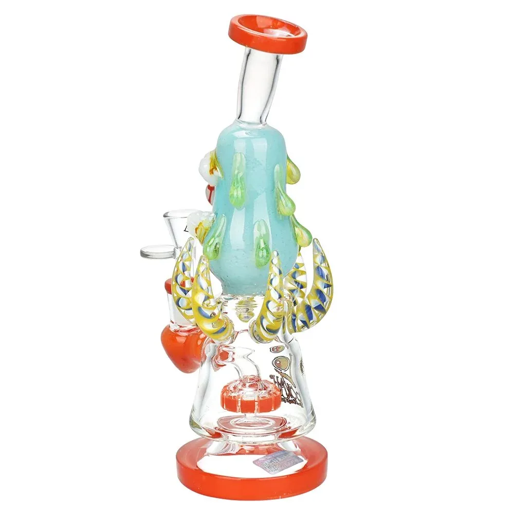 Lookah Glass Evil Eye Water Pipe - 9.75" / 14mm F - Image 2