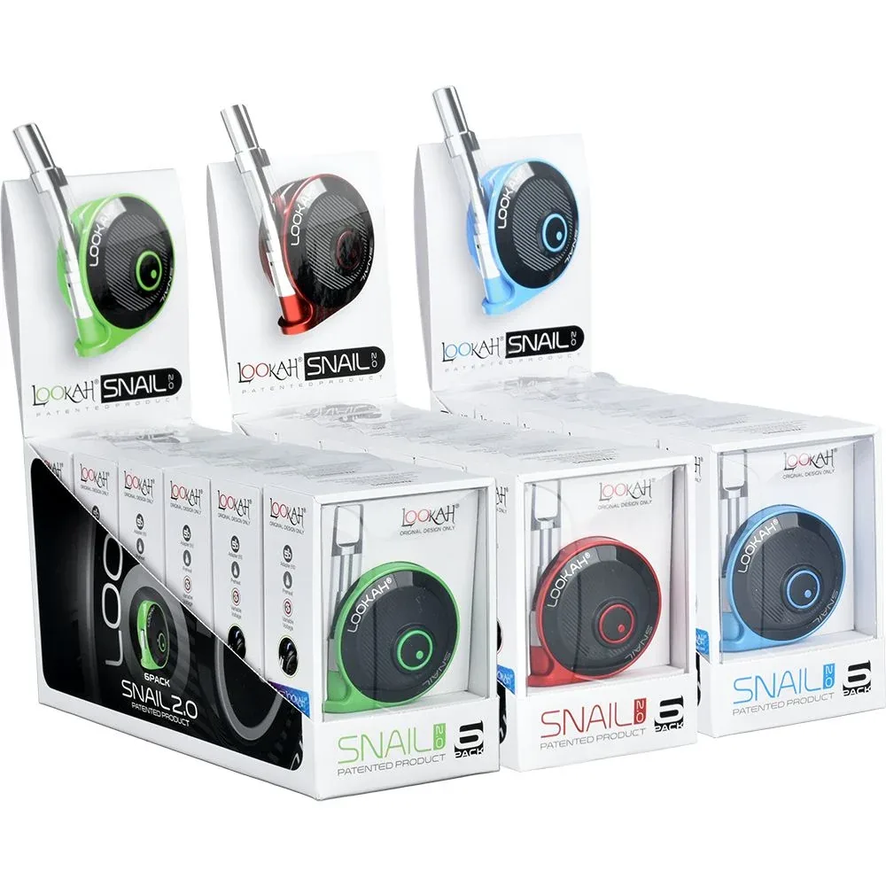 Lookah Snail 2.0 Variable Voltage 510 Vape Battery | 6pcs