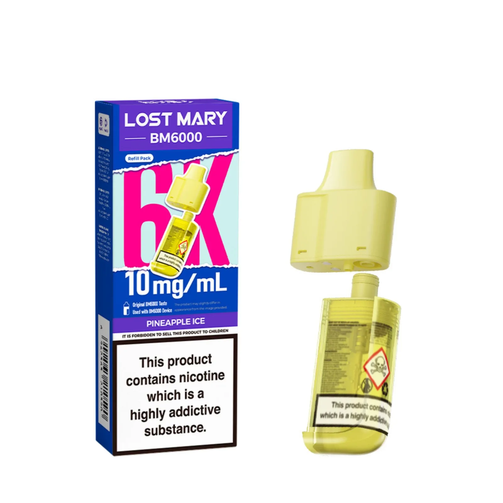 Lost Mary BM6000 10mg (1%) Refill Pack - Image 2