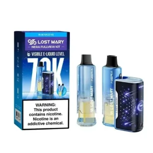 Lost Mary Nera Fullview 70K Disposable Kit (5%,70000 Puffs) - Blue Razz Ice