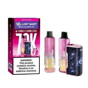 Lost Mary Nera Fullview 70K Disposable Kit (5%,70000 Puffs) - Pink Lemonade