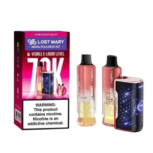 Lost Mary Nera Fullview 70K Disposable Kit (5%,70000 Puffs) - Pomegranate Blast
