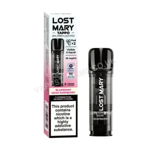 Lost Mary Tappo Blueberry Sour Raspberry Prefilled Pods