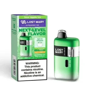 Lost Mary Ultrasonic 35K Diposable Vape (5%, 35000 Puffs) - Sour Apple Ice