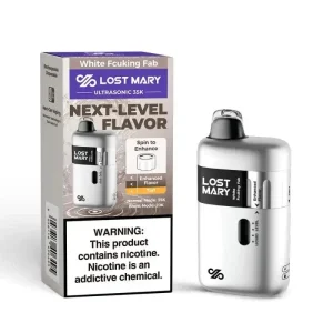 Lost Mary Ultrasonic 35K Diposable Vape (5%, 35000 Puffs) - White Fcuking Fab