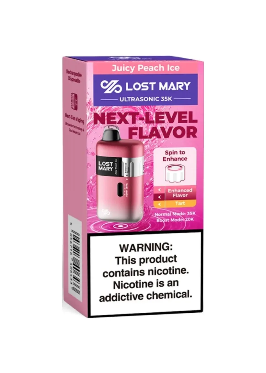 Lost Mary Ultrasonic 35K: Juicy Peach Ice
