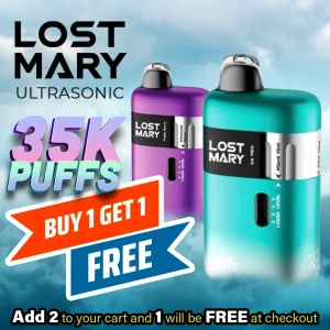 Lost Mary Ultrasonic Disposable | 35K Puffs - Buy 1 Get 1 Free