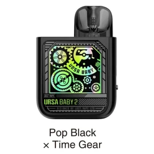 Lost Vape URSA Baby 2 22W Pod Kit - Pop Black x Time Gear