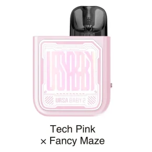 Lost Vape URSA Baby 2 22W Pod Kit - Tech Pink x Fancy Maze