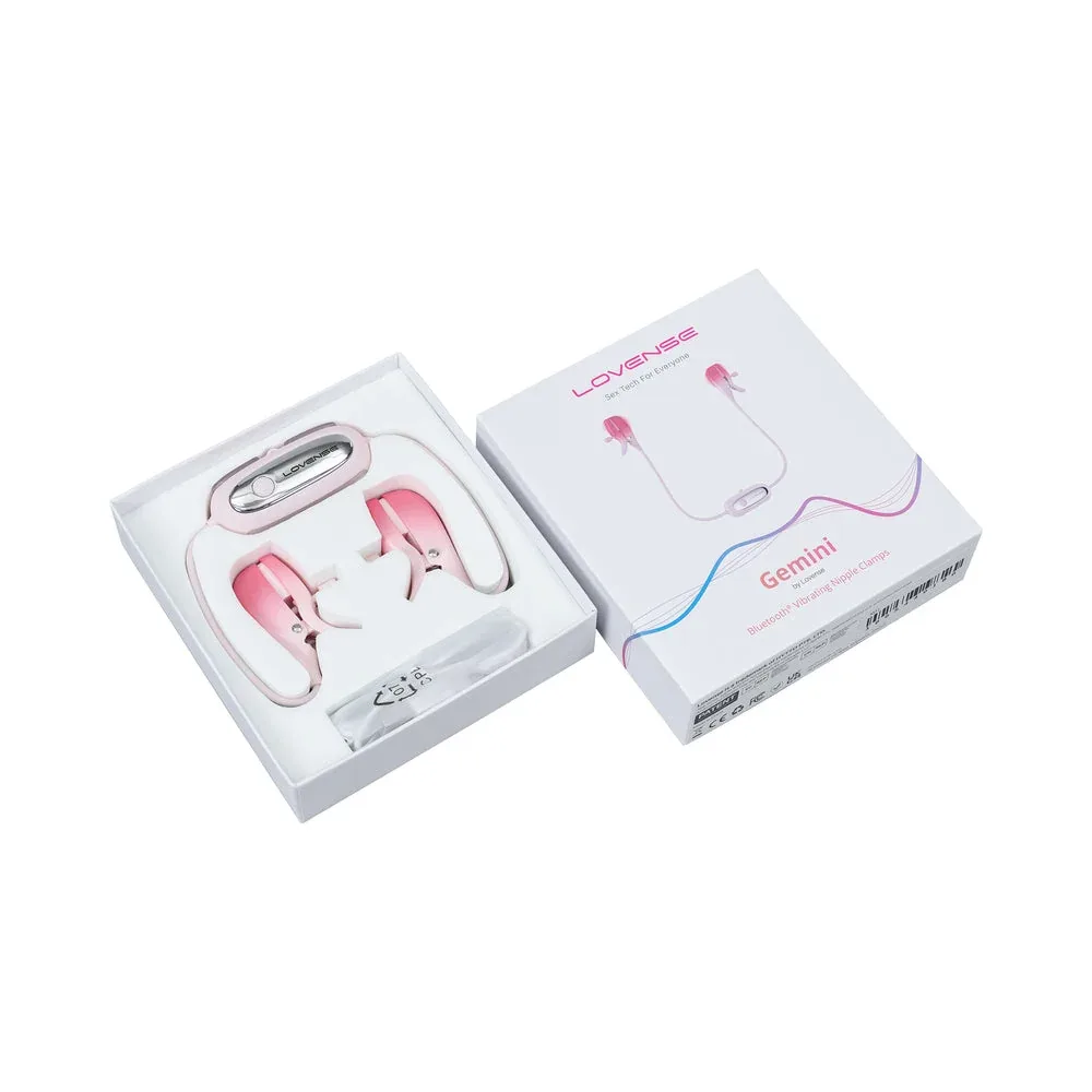 Lovense Gemini Bluetooth Rechargeable Vibrating Nipple Clamps - Image 2