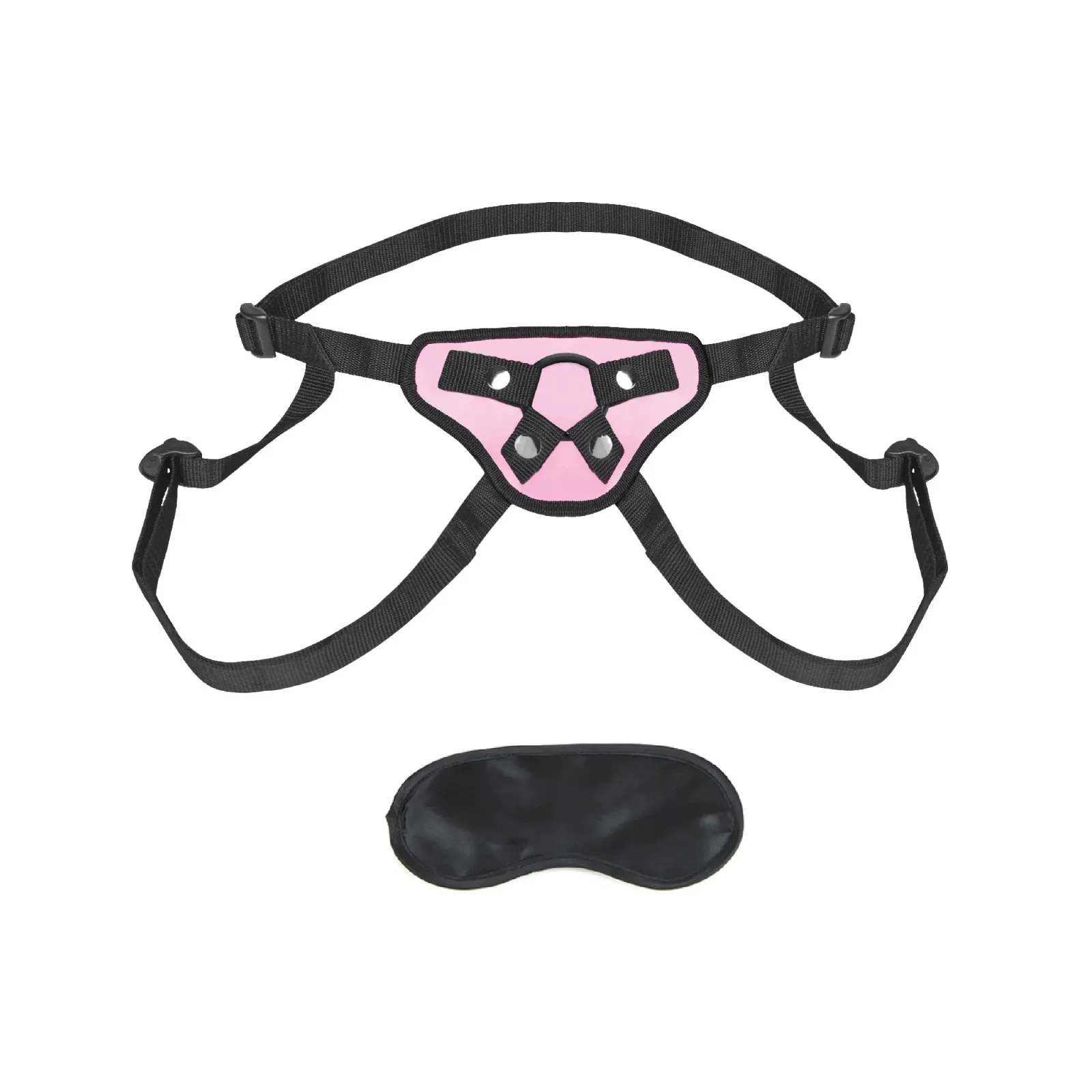 Lux Fetish Pretty in Pink Strap-On Harness - Image 2