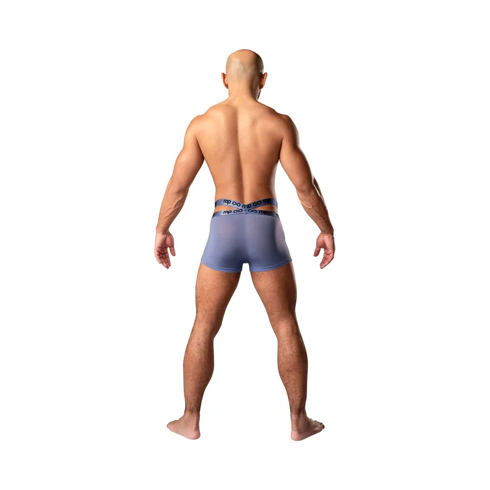 Male Power Infinite Comfort Amplifying Strappy Pouch Short Periwinkle M - Image 2