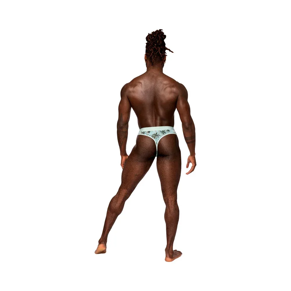 Male Power Sheer Prints Sheer Thong Flamingo L/XL - Image 2