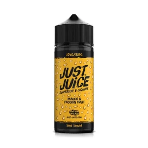 Mango & Passion Fruit 100ml E-Liquid Shortfill by Just Juice