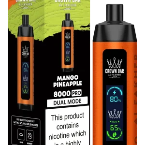 Mango Pineapple Al Fakher Crown Bar 8000 Pro