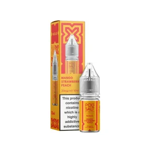 Mango Strawberry Peach Nicotine Salt 10ml E-Liquid by Pod Salt Nexus