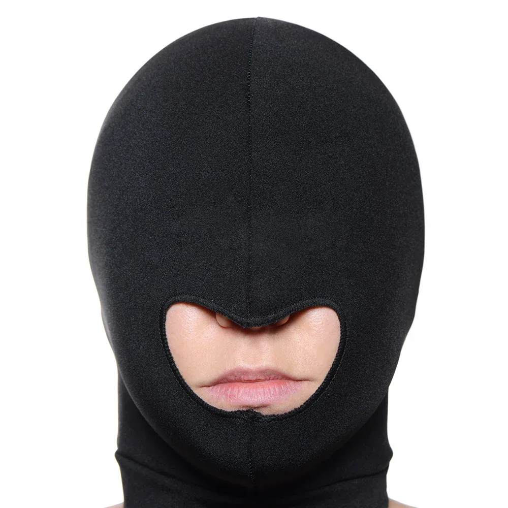 Masters Façade Spandex Hood With Mouth Hole (Black) - Image 2