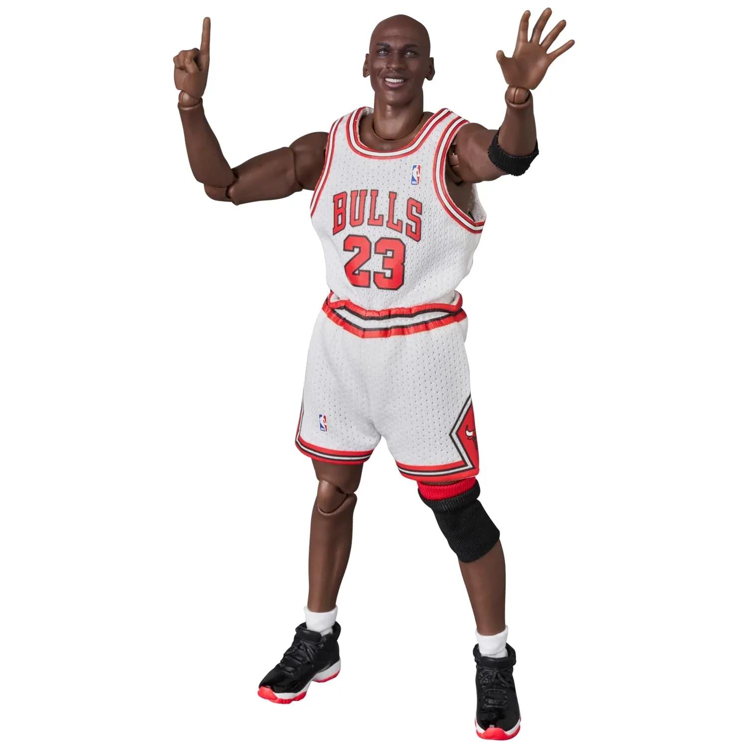 Medicom Toy Mafex No.255 Michael Jordan Chicago Bulls Home Figure Japan - Image 2