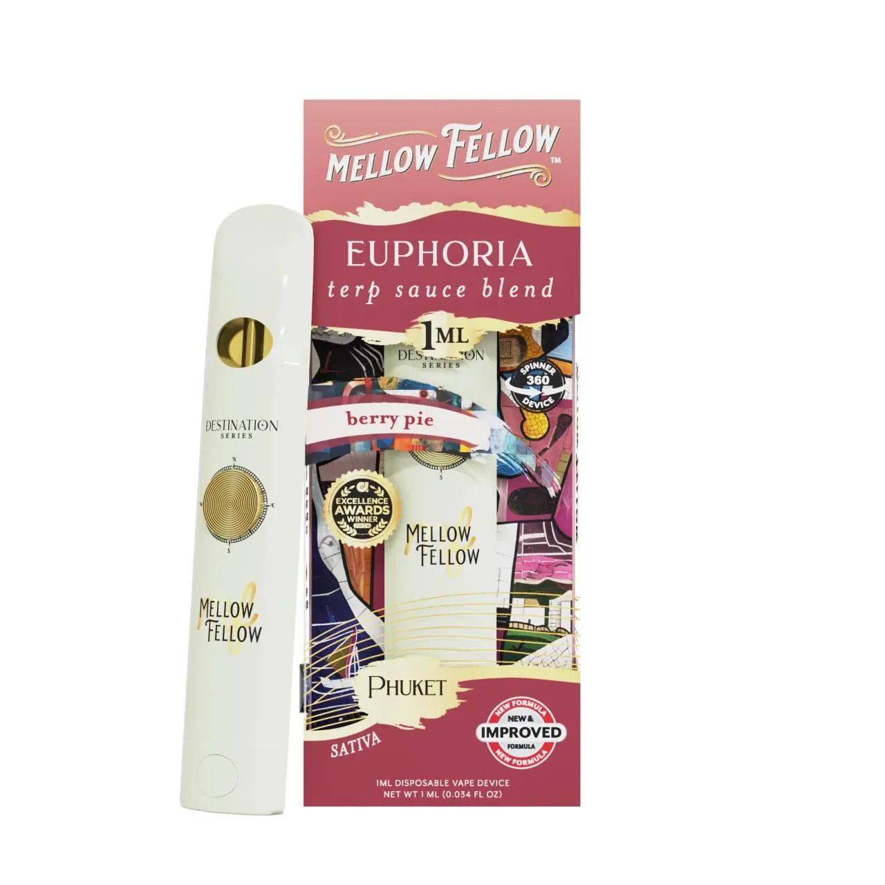 Mellow Fellow Terp Sauce Spinners Blend Disposable 1ML