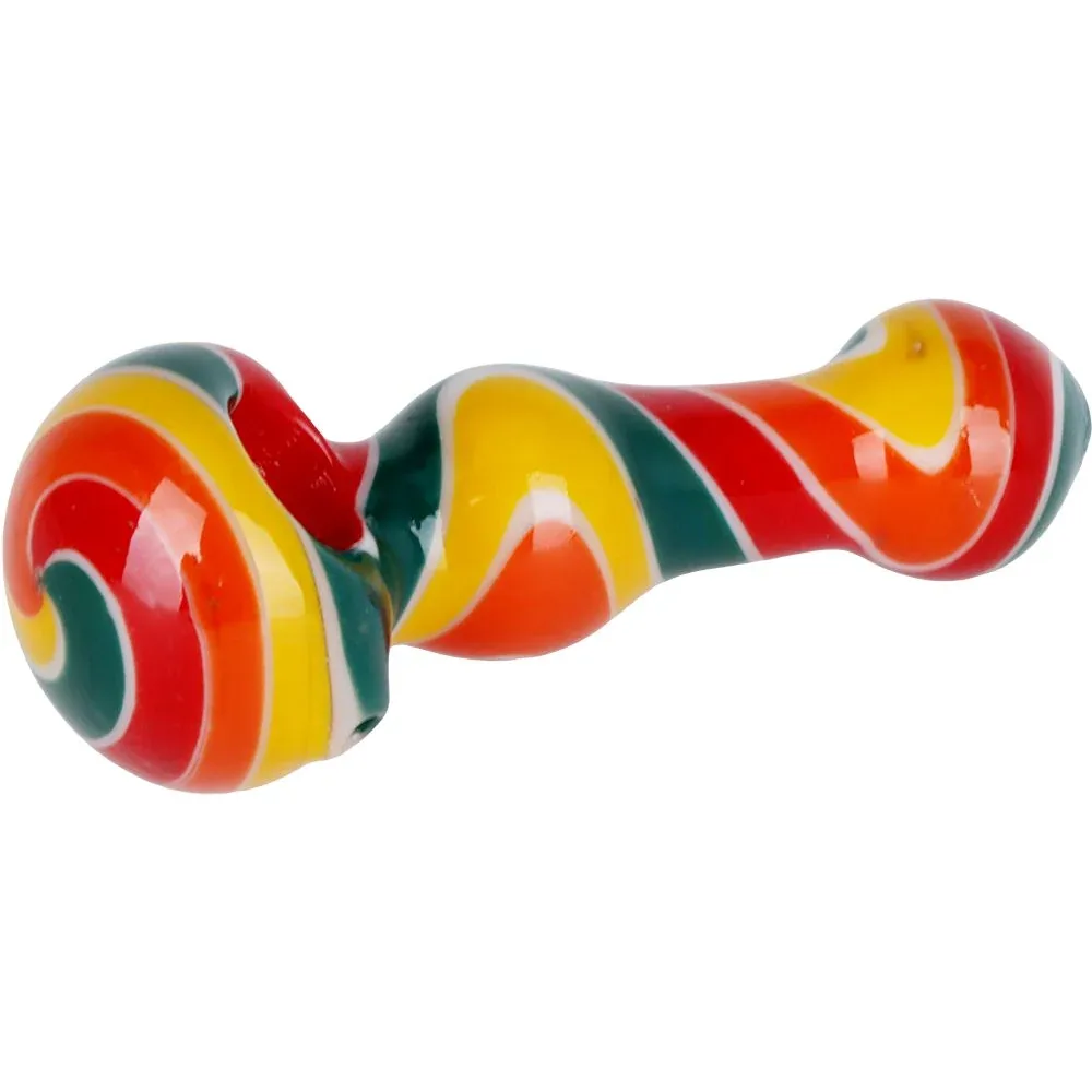 Mental Transference Wig Wag Glass Spoon Pipe - 4.75" - Image 2