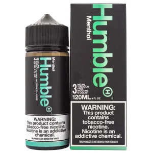 Menthol 120ml Tobacco Free Nicotine E-Juice | Humble