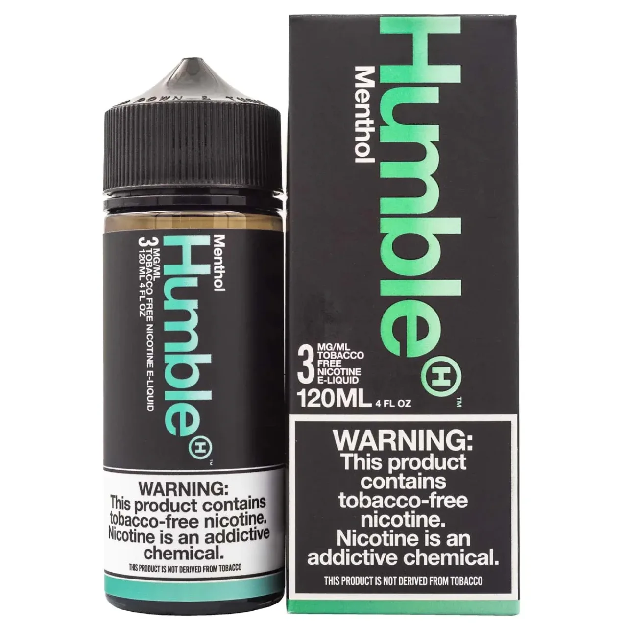 Menthol 120ml Tobacco Free Nicotine E-Juice | Humble