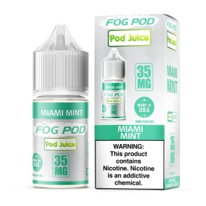 Miami Mint Salt 30ml E-Juice | Fog Pod X Pod Juice