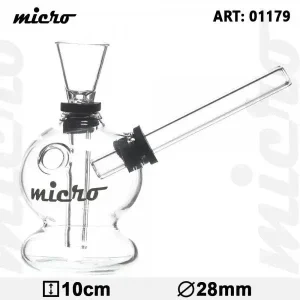 Micro | 4" Hand Held Glass Water Pipe