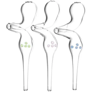 Mighty Maelstrom Glass Dab Straw - 6.25"