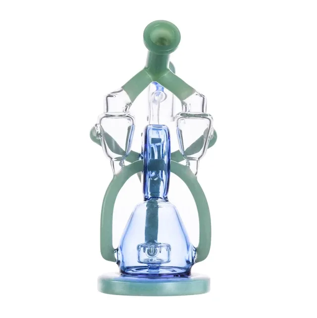 MK100 Cycler Recycler Water Pipe - 10"