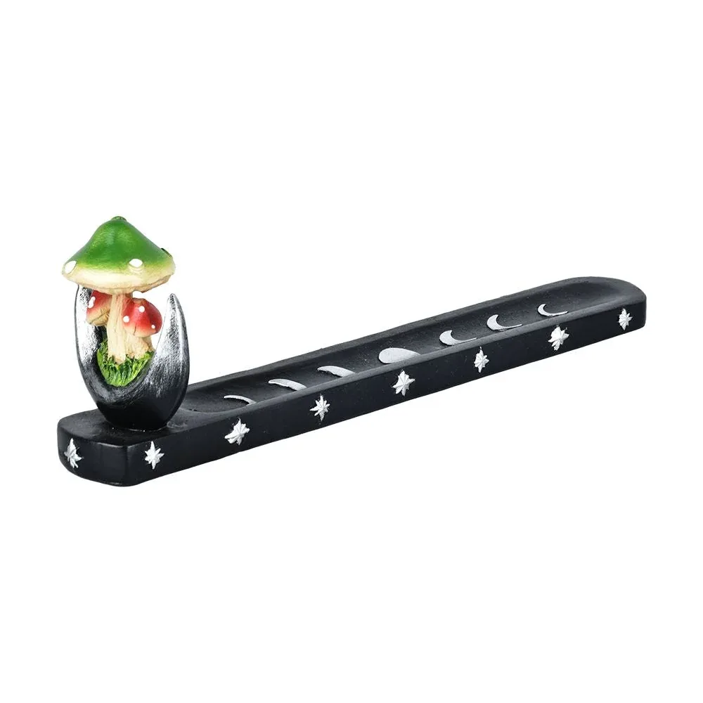 Moon Mushrooms Incense Burner - 10" - Image 2