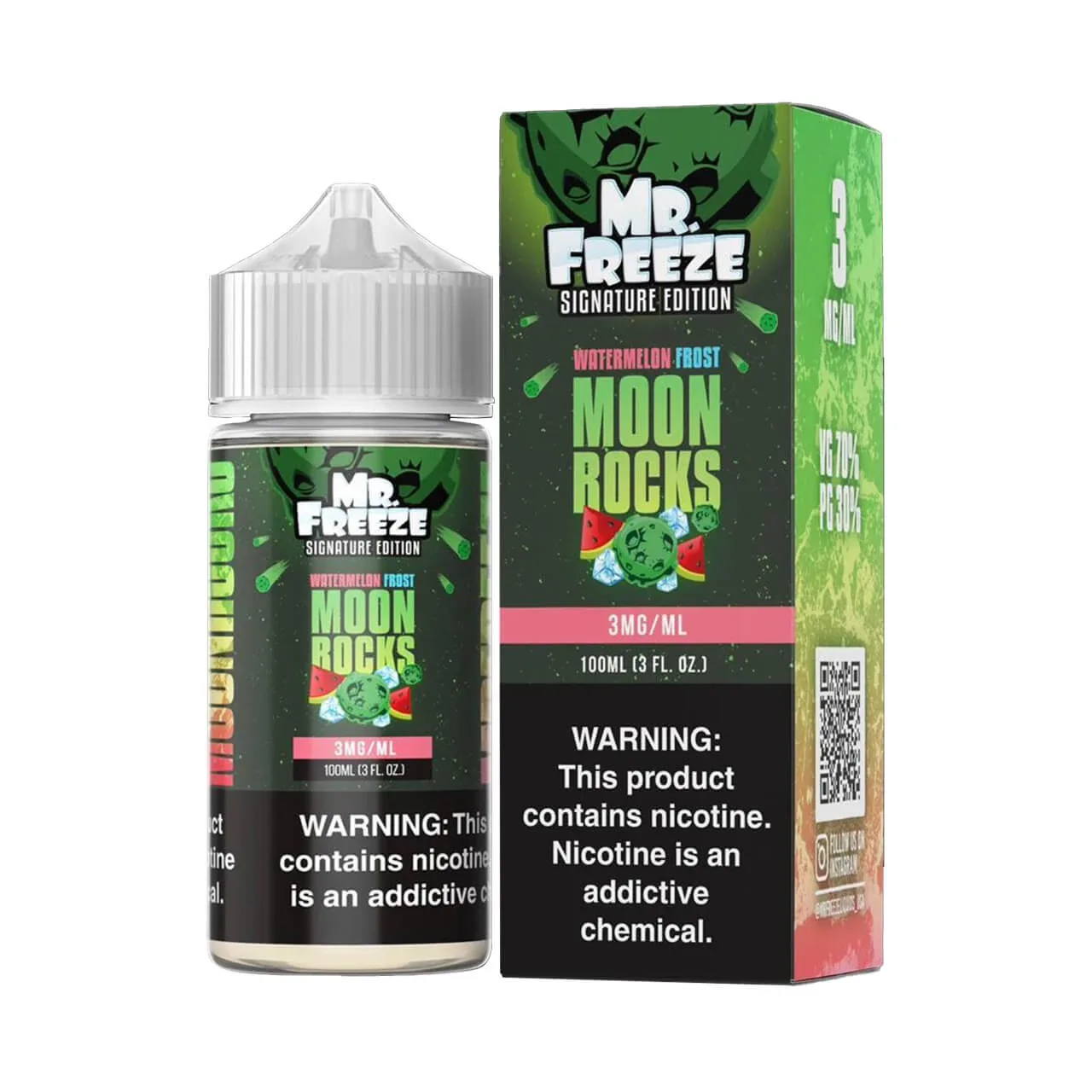 Moon Rocks Watermelon Frost 100ml E-Juice | Mr.Freeze