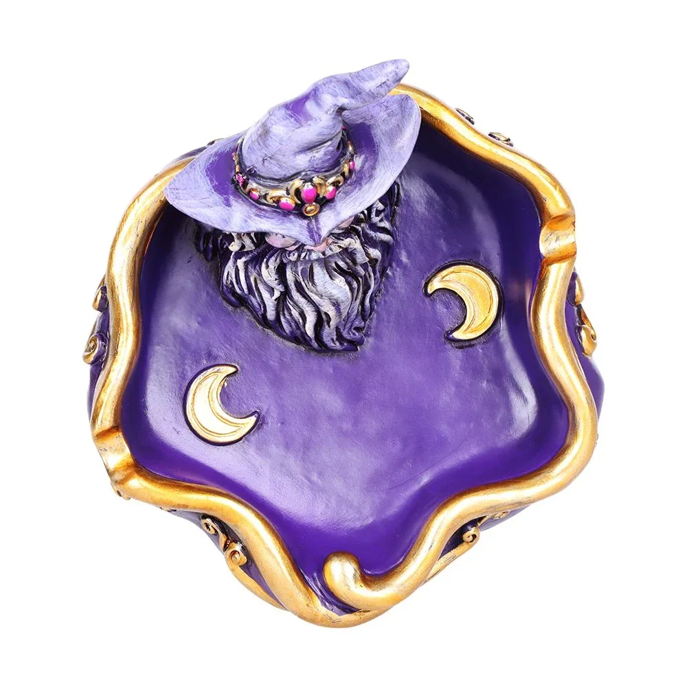 Moon Wizard Polyresin Ashtray - 5" x 4.8" - Image 2