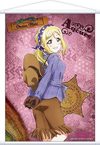 Movic Love Live Sunshine A2 Wall Scroll Mari Ohara Western Design