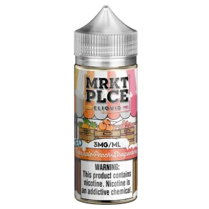 MRKT PLCE Iced Pineapple Peach Dragonberry 100ml Vape Juice - 3mg