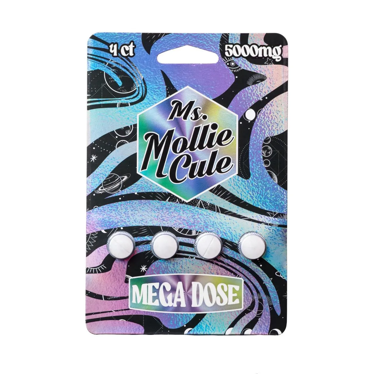 Ms Mollie Cule Mega dose Mushroom Tablets 5000MG | 4 COUNT