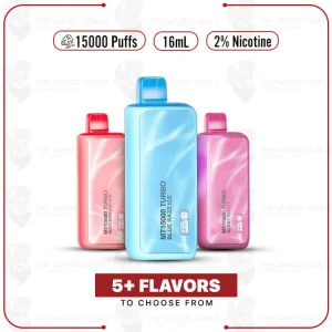 MT15000 Turbo 15K Puffs 2% Nicotine Disposable Vape