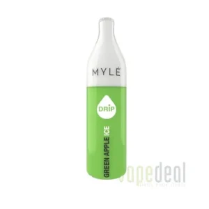 Myle Drip Disposable 2000 Puffs Green Apple Ice