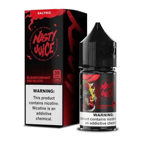 Nasty Salt Blackcurrant Bad Blood 30mL