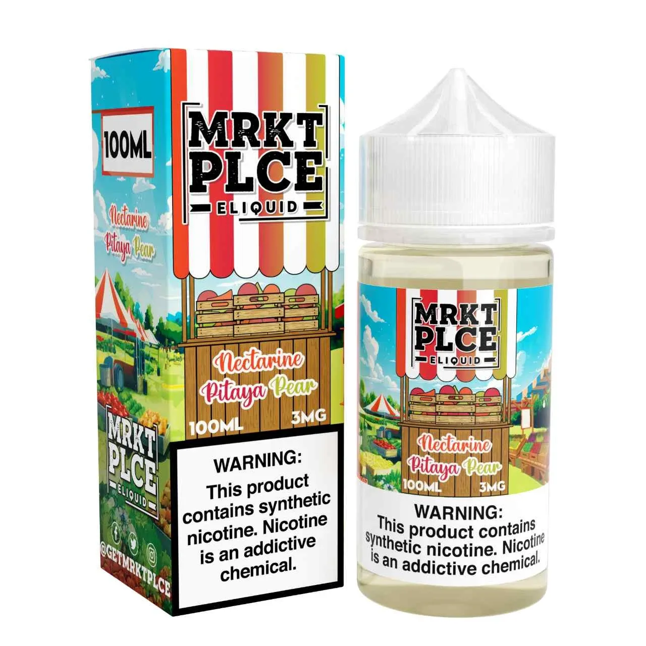 Nectarine Pitaya Pear 100ml E-Juice | MRKTPLCE