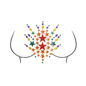 Neva Nude Pride Tribe Crystal Jewel BodiStix Body Sticker