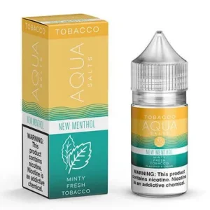 New Menthol SALT by Aqua Tobacco eJuice