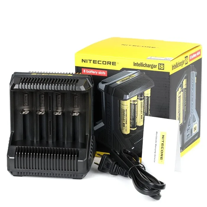 NiteCore i8 Intelligent Battery Charger - 8 Bay